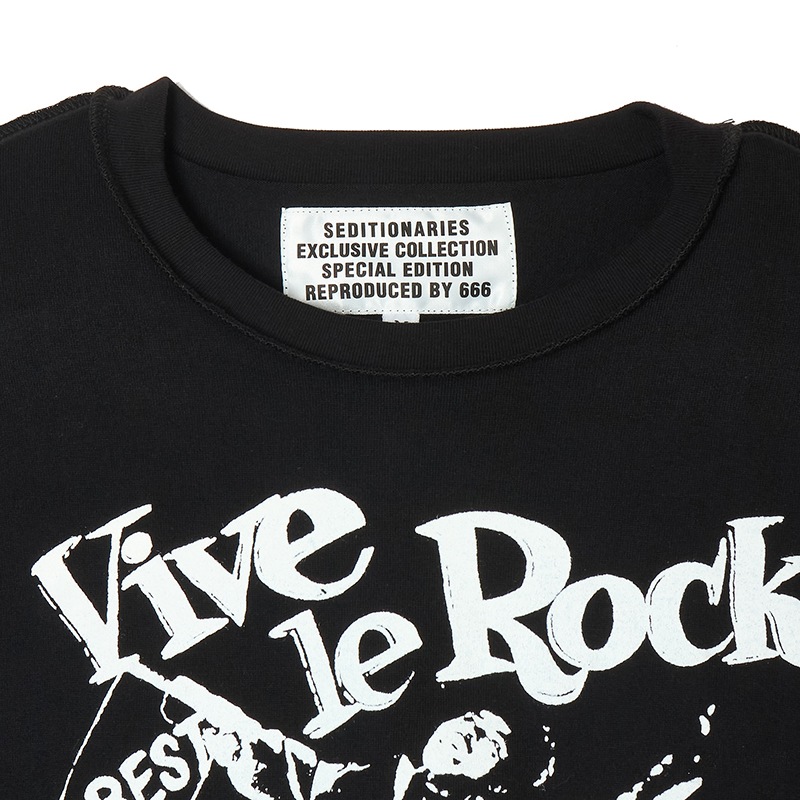 Tシャツ VIVE LE ROCK(セディショナリーズ)｜『666』パンクロック