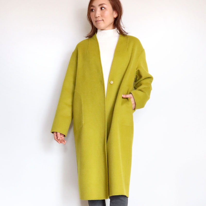 ノーカラーコート/BLUE FRONCE 8502｜BLUE FRONCE｜フォルテシモ