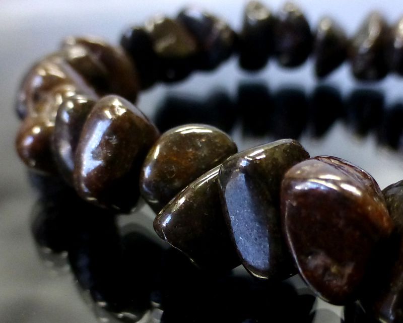 コンドライト隕石（サハラNWA869 ） さざれブレスレット （大）｜最