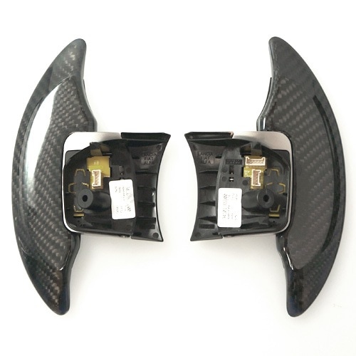 ABARTH 500/595/695 カーボンパドルシフトカバー｜ラテン車の雑貨と