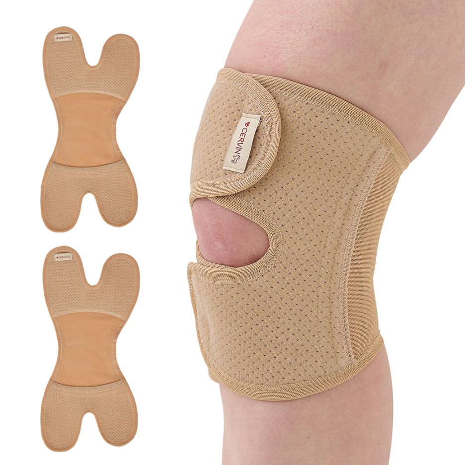 藤本式遠赤外線ひざサポーター 2枚組 同サイズ｜ファミリー・ライフ