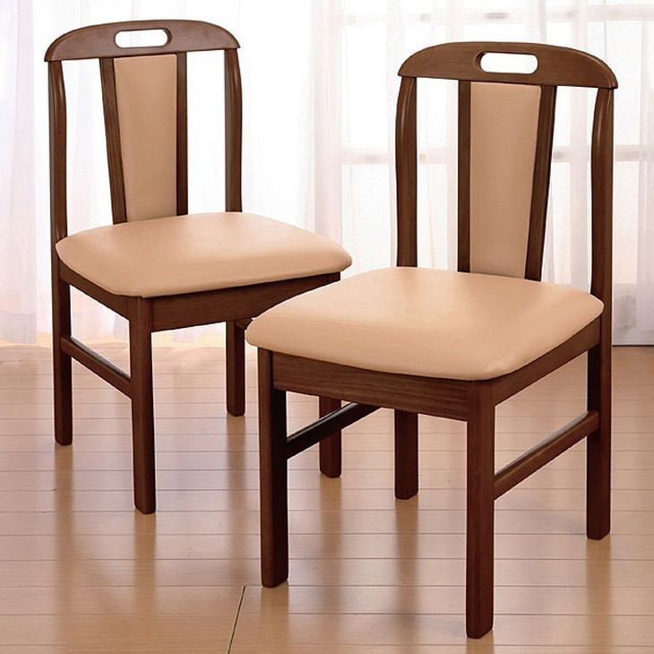 天然ブナ ダイニングチェア 曲げ加工 2脚セット 天然ブナ ダイニング