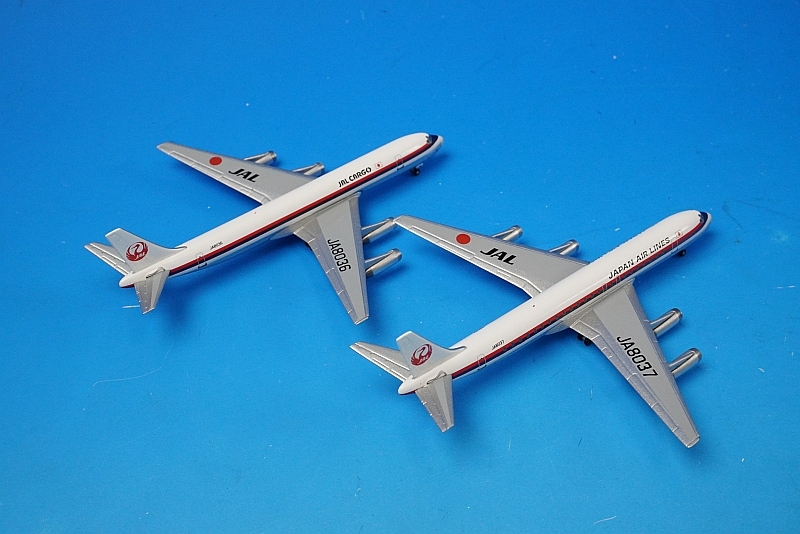 1/400 DC-8-62 JAL 旧鶴丸塗装＆JALカーゴ JA8036 JA8037 [2004-002
