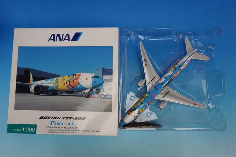 1/200 B777-300 ANA ポケモン ピースジェット JA754A [NH20049] 全日空