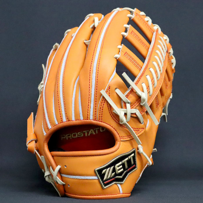 り*ー様 ZETT 硬式グローブ オレンジ ZETT 硬式用グローブ 日本製