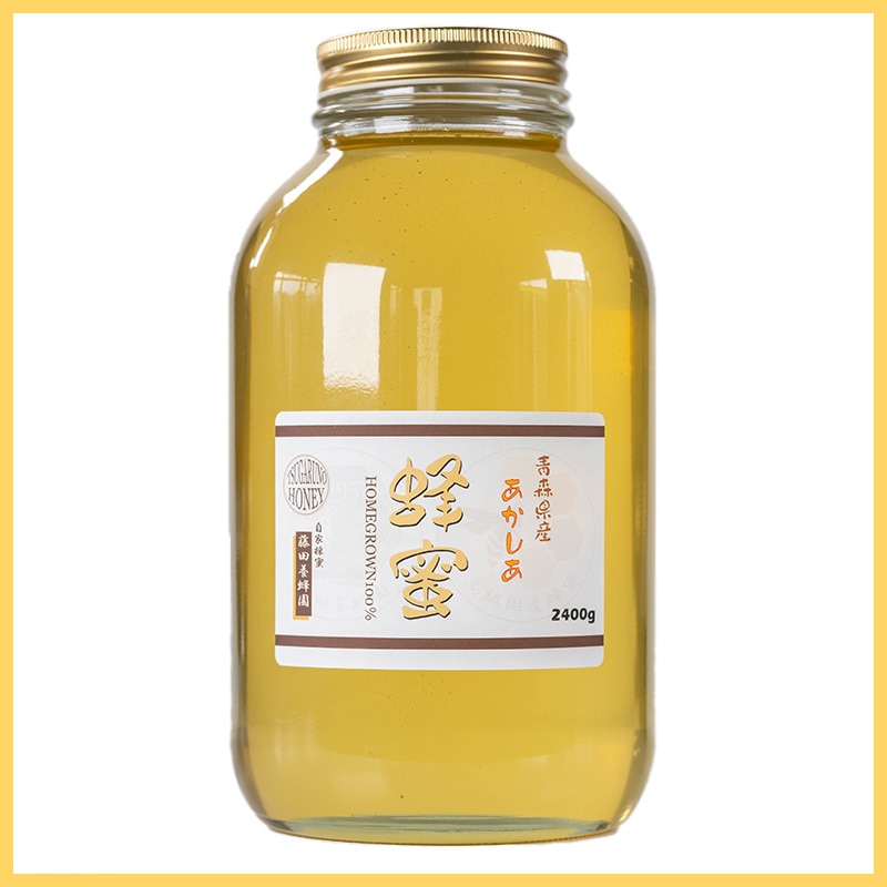 はちみつ通販｜アカシア｜青森県産 津軽蜂蜜 アカシア2400g