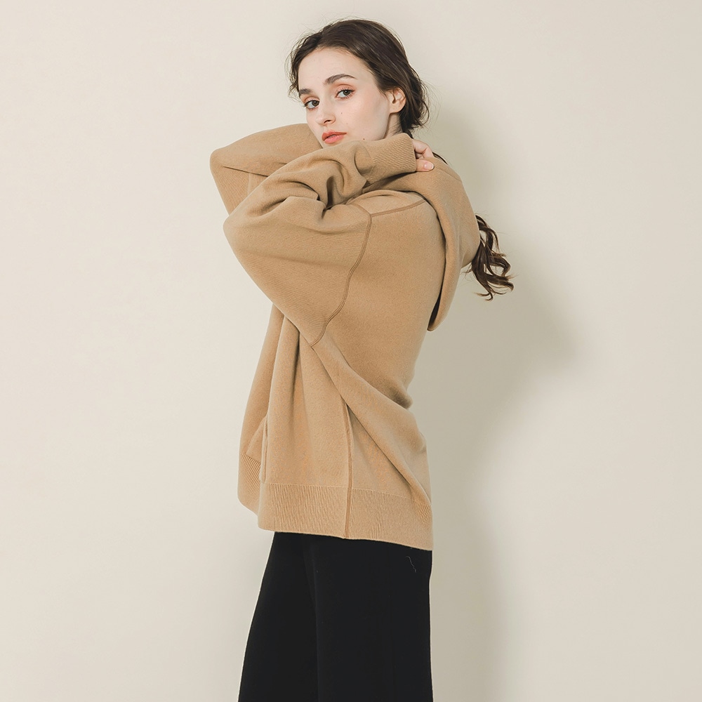 カシミヤ100％ Wフェイスフーディ | Women's Knit | FUKAKINET