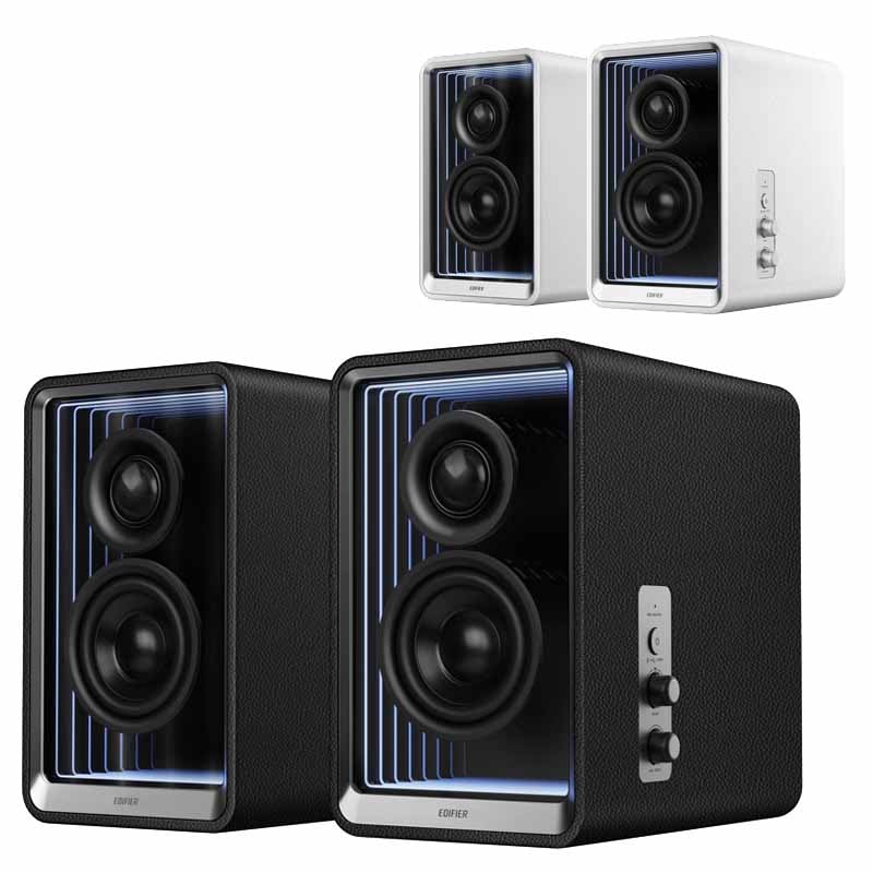 Edifier GaN充電器搭載 2.0 アクティブスピーカー QR65 ハイレゾ