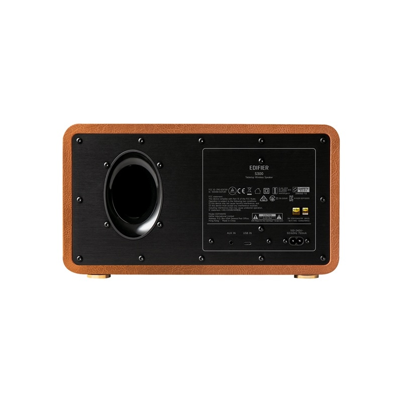 Edifier テーブルトップワイヤレススピーカー S300 合計80W Bluetooth