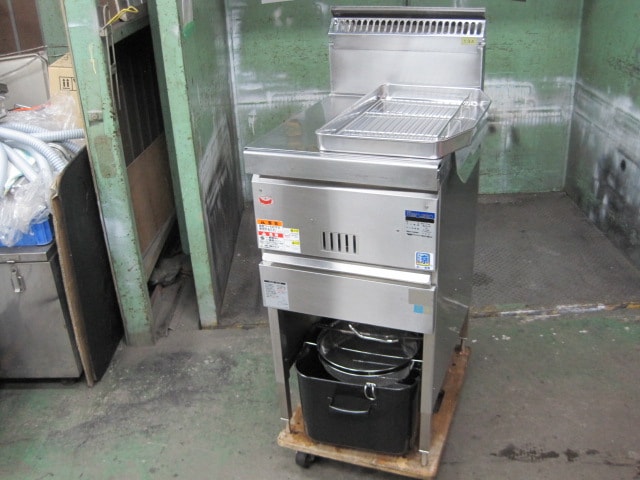 マルゼン】【業務用】【中古】 ガスフライヤー MGF-C18K 都市ガス