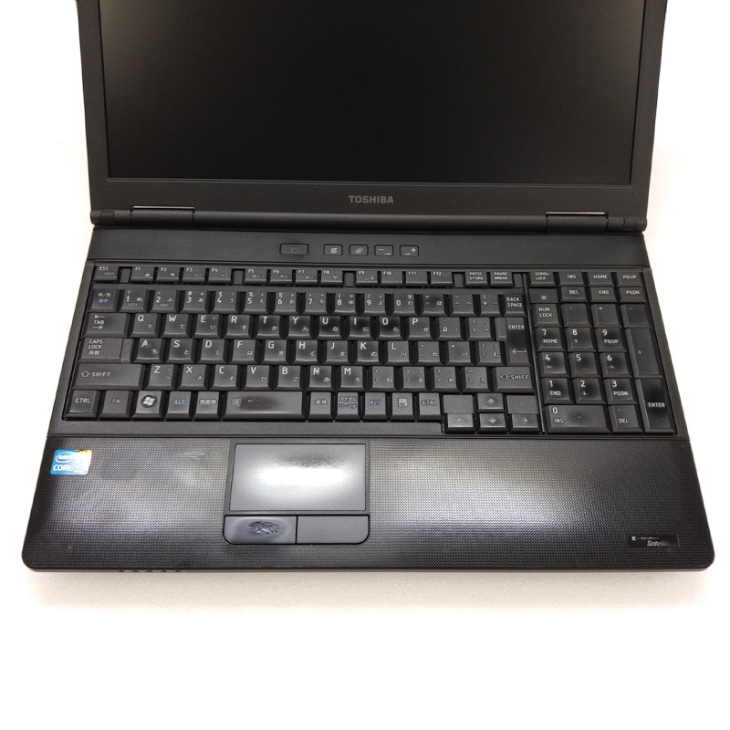 テンキー付き 中古ノートパソコン Windows XP 東芝 Dynabook Satellite