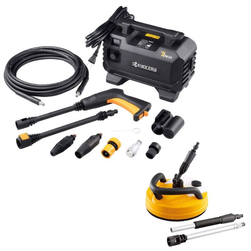 KYOCERA 京セラ 高圧洗浄機 AJPN-1220 + 高圧回転クリーナーセット