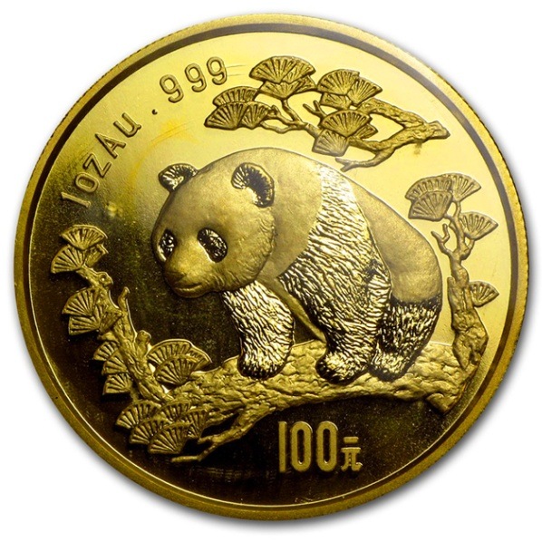 パンダ金貨 1オンス 100元 1997年製 中国人民銀行発行 BUの販売 | 金貨