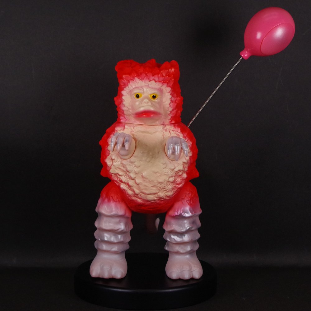 ソフビ/ブルマァク BULLMARK/ウルトラマン/風船付きピグモン/赤｜墓場