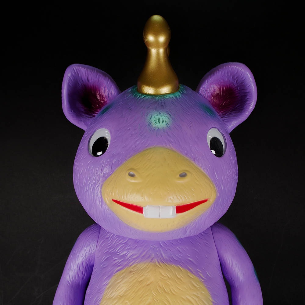 ソフビ】【イヌクマ】快獣ブースカ ジャイアント ラベンダー/INUKUMA