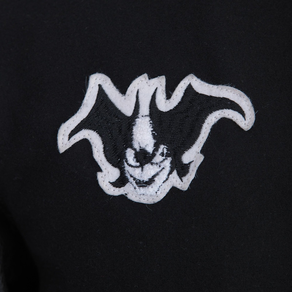 デビルマン/スタジアムジャンパー限定版/不動明 刺繍 袖部分革仕様