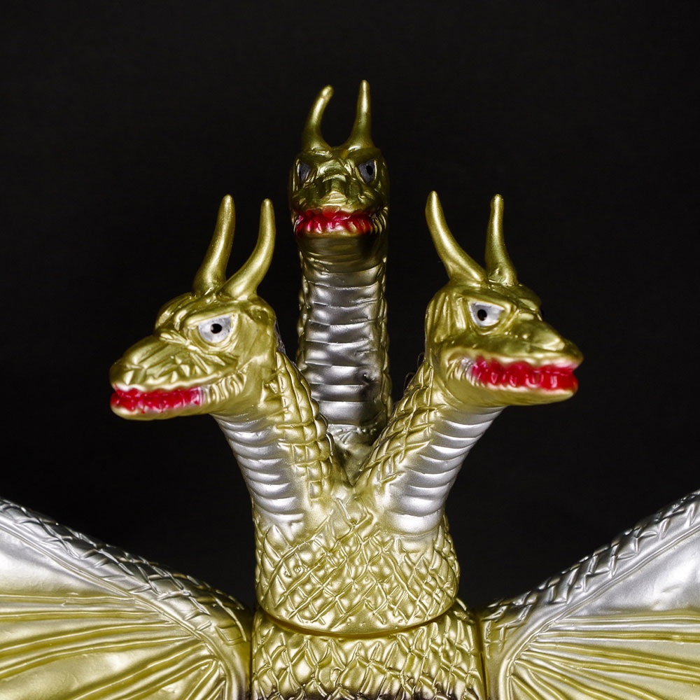 ソフビ】【ブルマァク】キングギドラ（復刻版 ゴールド）/BULLMARK