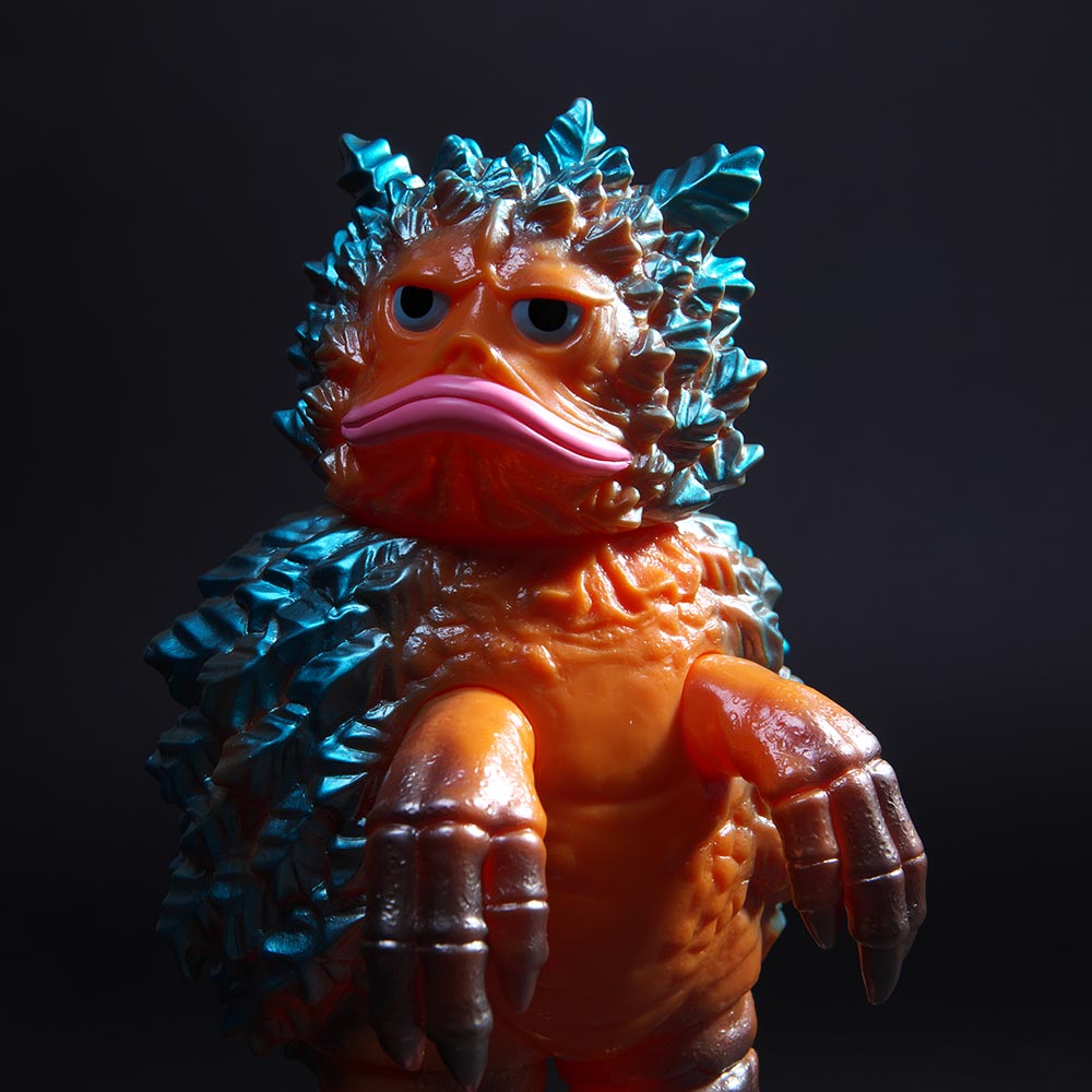 ソフビ】【やまなや】隕石怪獣 ガラモン（オレンジ）