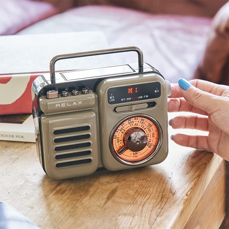 RELAX マルチレトロラジオ ウォームグレー | ハンプティーダンプティー