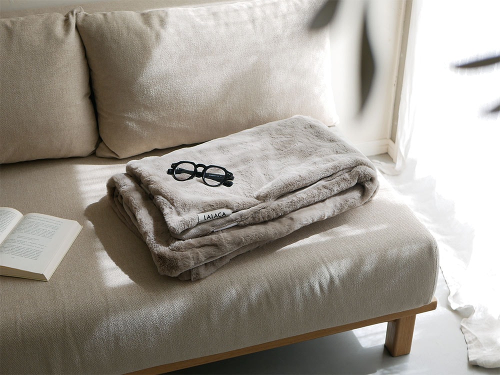 LALACA/ララカ】洗えるなめらか素材のヒーターブランケット roomy