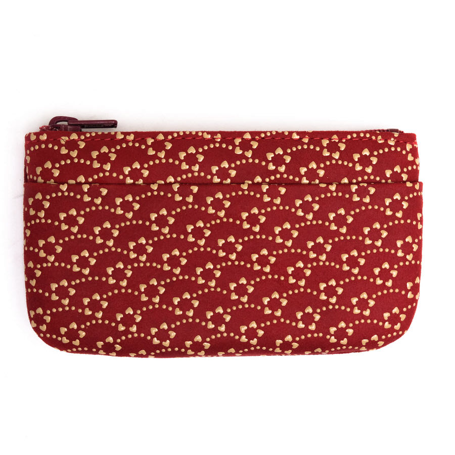 INDEN-YA 6434 34ハンド / 印傳屋 印伝 鹿革 漆塗り フォーマルバッグ