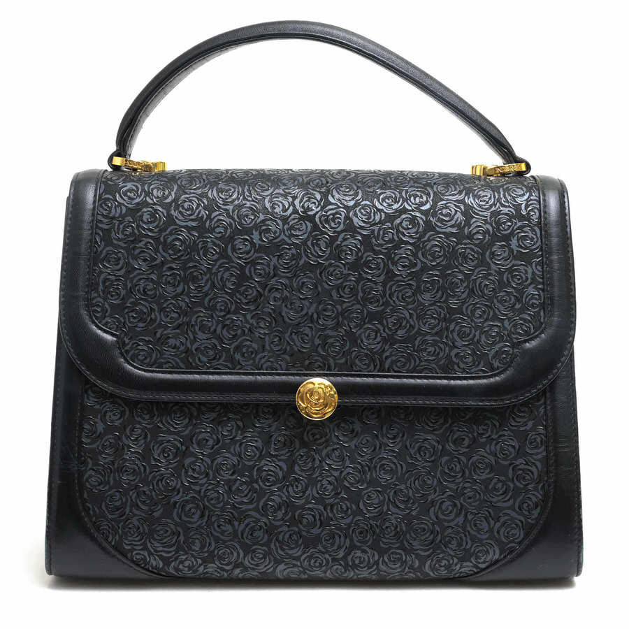 INDEN-YA / 印傳屋 印伝 ローズ 薔薇柄 Lumidore ルミドーレ 鹿革 漆