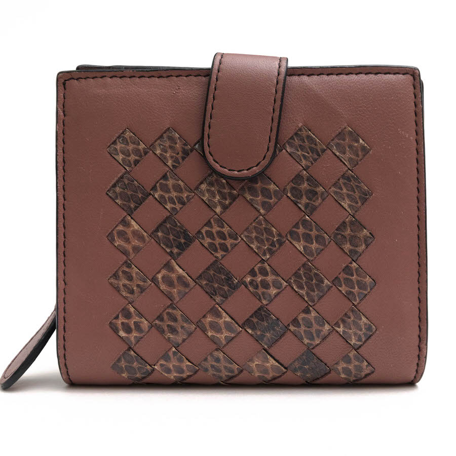 BOTTEGA VENETA / ボッテガヴェネタ フラップ式 ラムレザー 子羊革