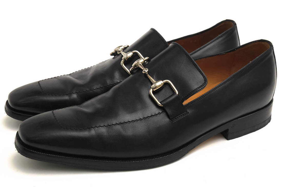 GUCCI 204396 / グッチ ホースビット 牛革 カーフ レザーソール 定番