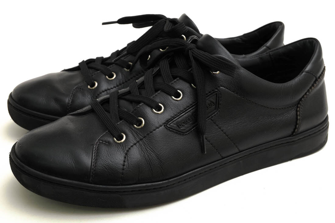 DOLCE＆GABBANA CS1362 LONDON / ドルガバ 牛革 カーフ ブラック 黒