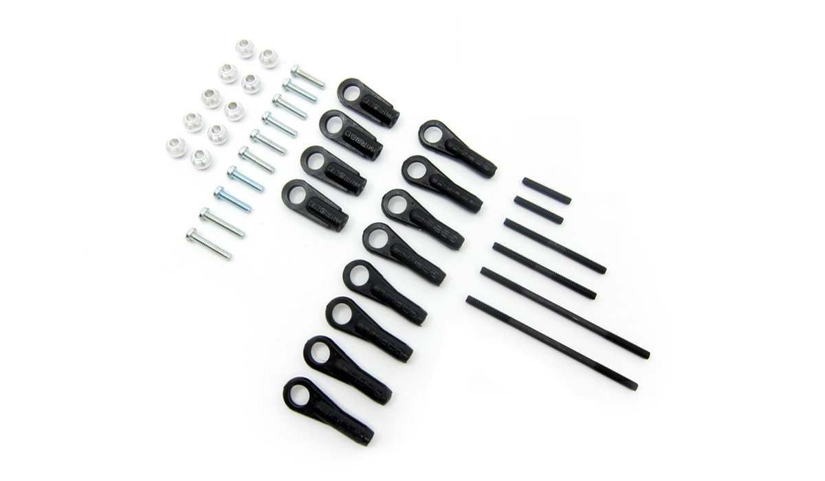 ヒロボー HIROBO パーツ 【0402-512】 リンケージセット（R/H用