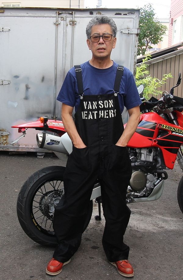 VANSON バンソン NVAO-2101 デッキオーバーオール ブラック | すべての