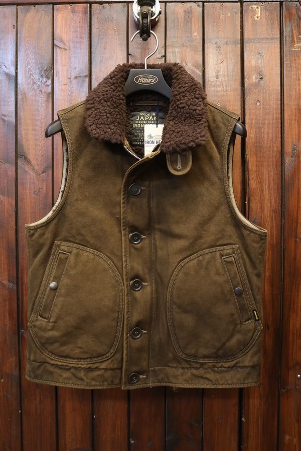 IRON HEART アイアンハート IHV-51 N-1タイプベスト／ブラウン | IRON