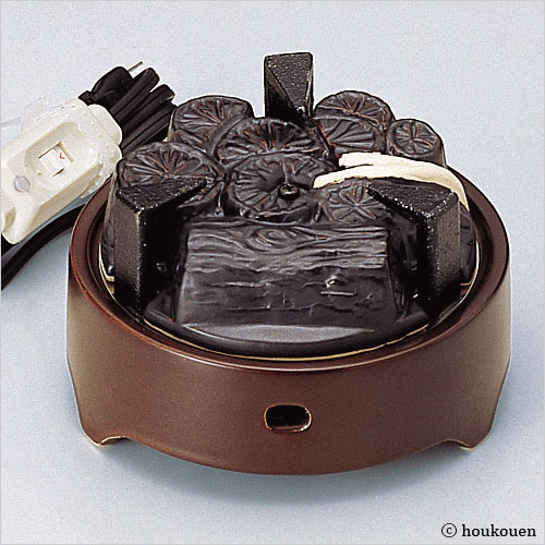 茶道具 電熱器・ヤマキ電気】 風炉用電気炭 強弱切替スイッチ付 | 炭型