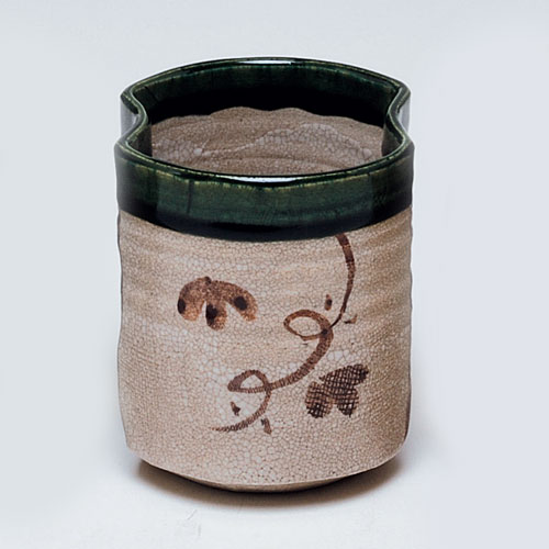 茶道具 火入】 火入 織部 分胴 松本鉄山作 | 火入 - CHATOWA 茶と和