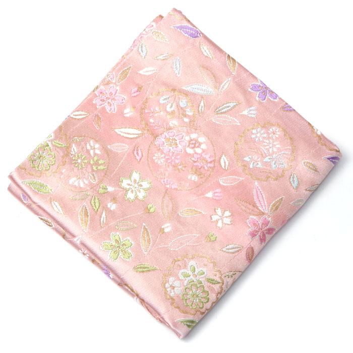 茶道具 出帛紗 表千家 柳桜に花の丸 正絹 中川政七商店 謹製 | すべて