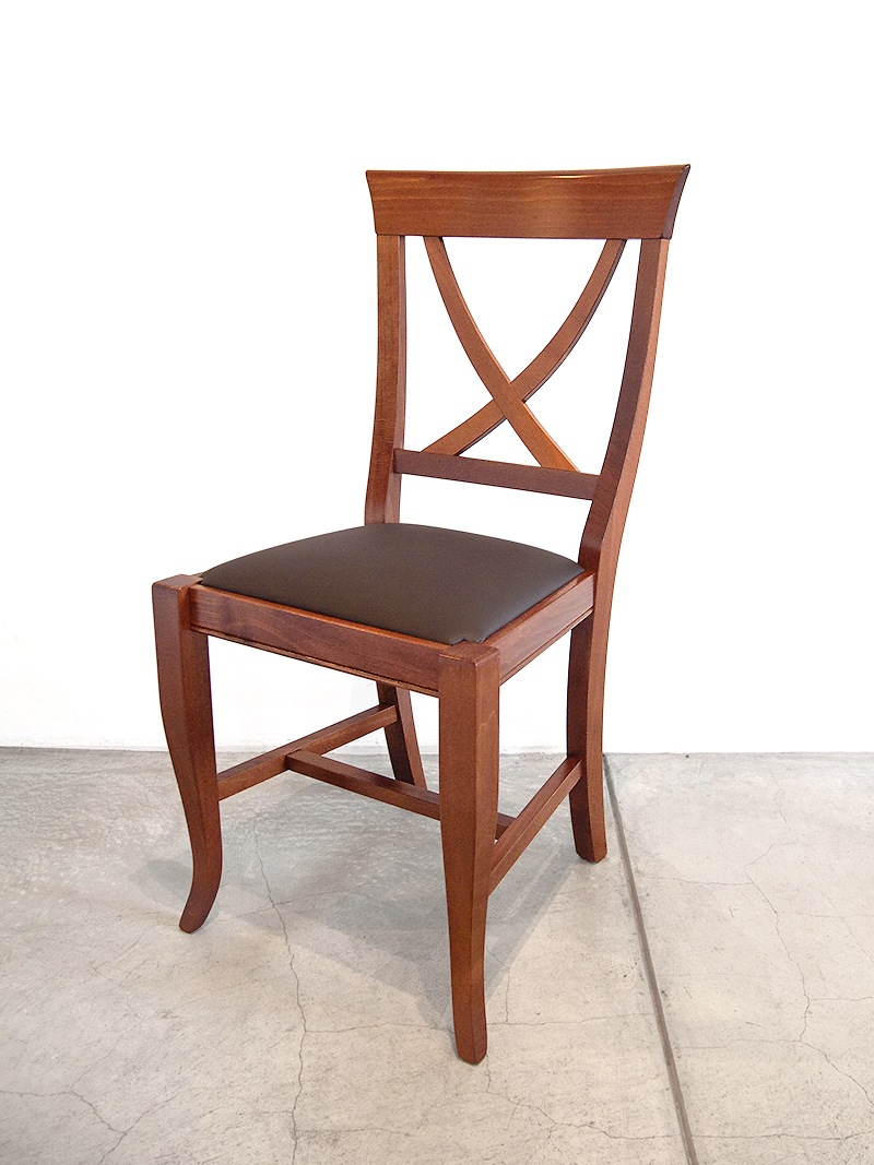 イタリア製 クラシカル 木製ダイニングチェア｜イデア