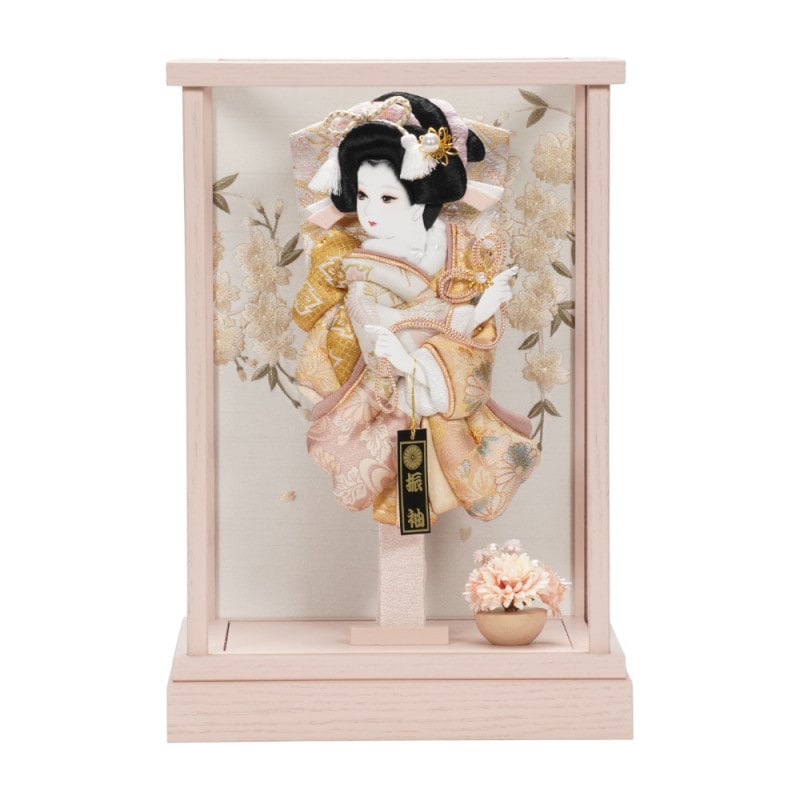 羽子板】9号 撫子姫(白) アクリル〈宝童作〉[232-042] ｜雛人形・五月