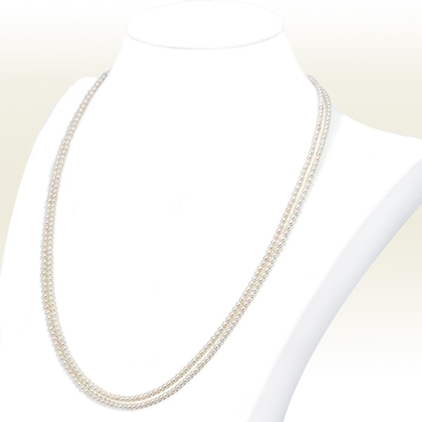 ベビーパールロングネックレス(106.5cm) あこや真珠ネックレス＜2.5