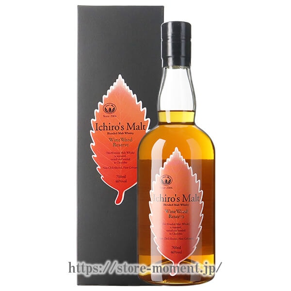 イチローズモルト ワインウッドリザーヴ リーフラベル 箱付の通販