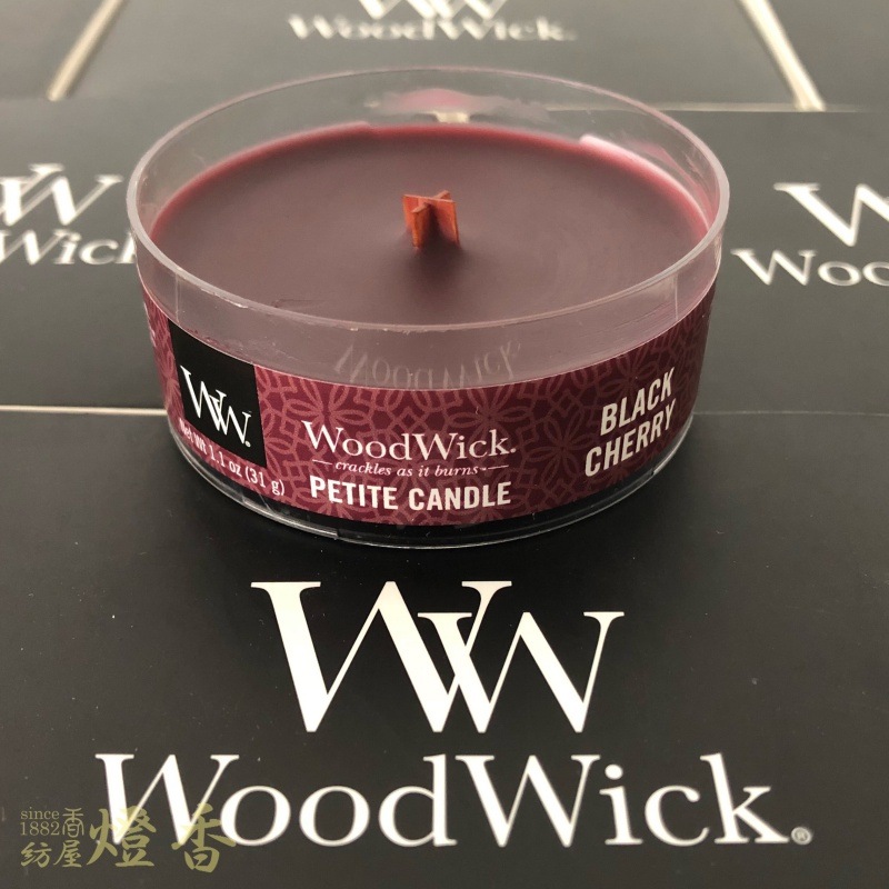 アロマキャンドル『ウッドウィック(WoodWick)【ブラックチェリー