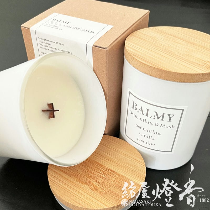 アロマキャンドル『100%NATURAL【BALMY Candle[ Osmanthus & Musk