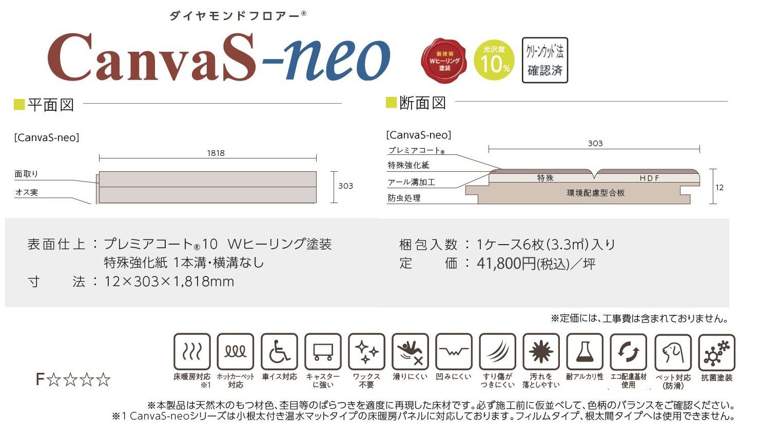 ペット対応】 送料無料メーカー直送品 東洋テックスCanvaS-neoシリーズ