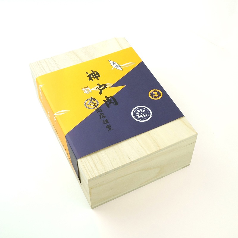 神戸牛ギフト包装｜高級感ある桐箱｜森谷商店