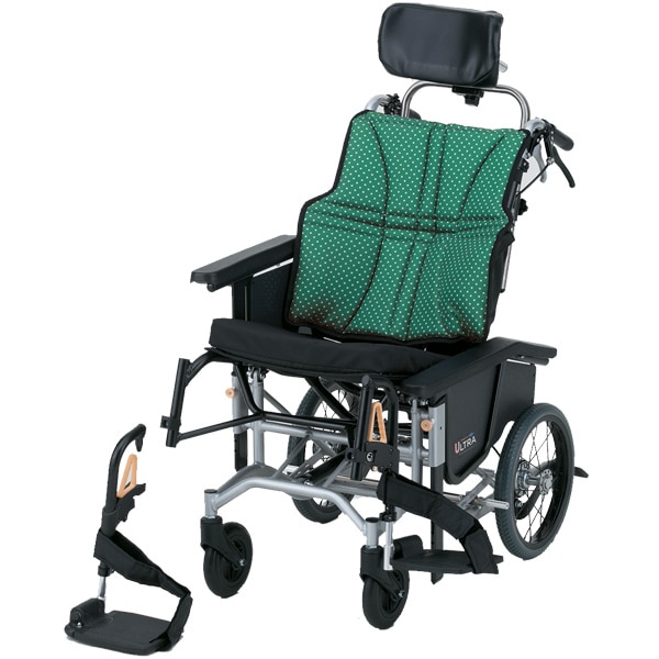 リクライニング&ティルト式 高床型介助用車いす ウルトラ NAH-UC・Hi