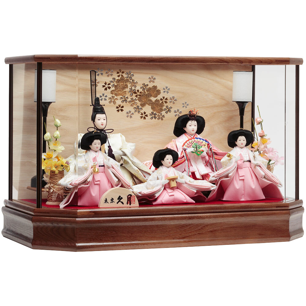 親王官女ケース飾り | 【公式】 人形の久月オンラインストア