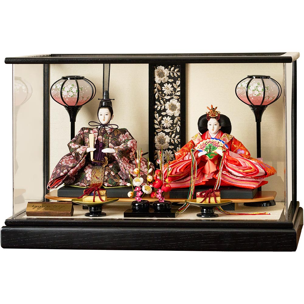 親王ケース飾り アクリルケース 73H-KK5 | ケース飾り | 【公式】 人形