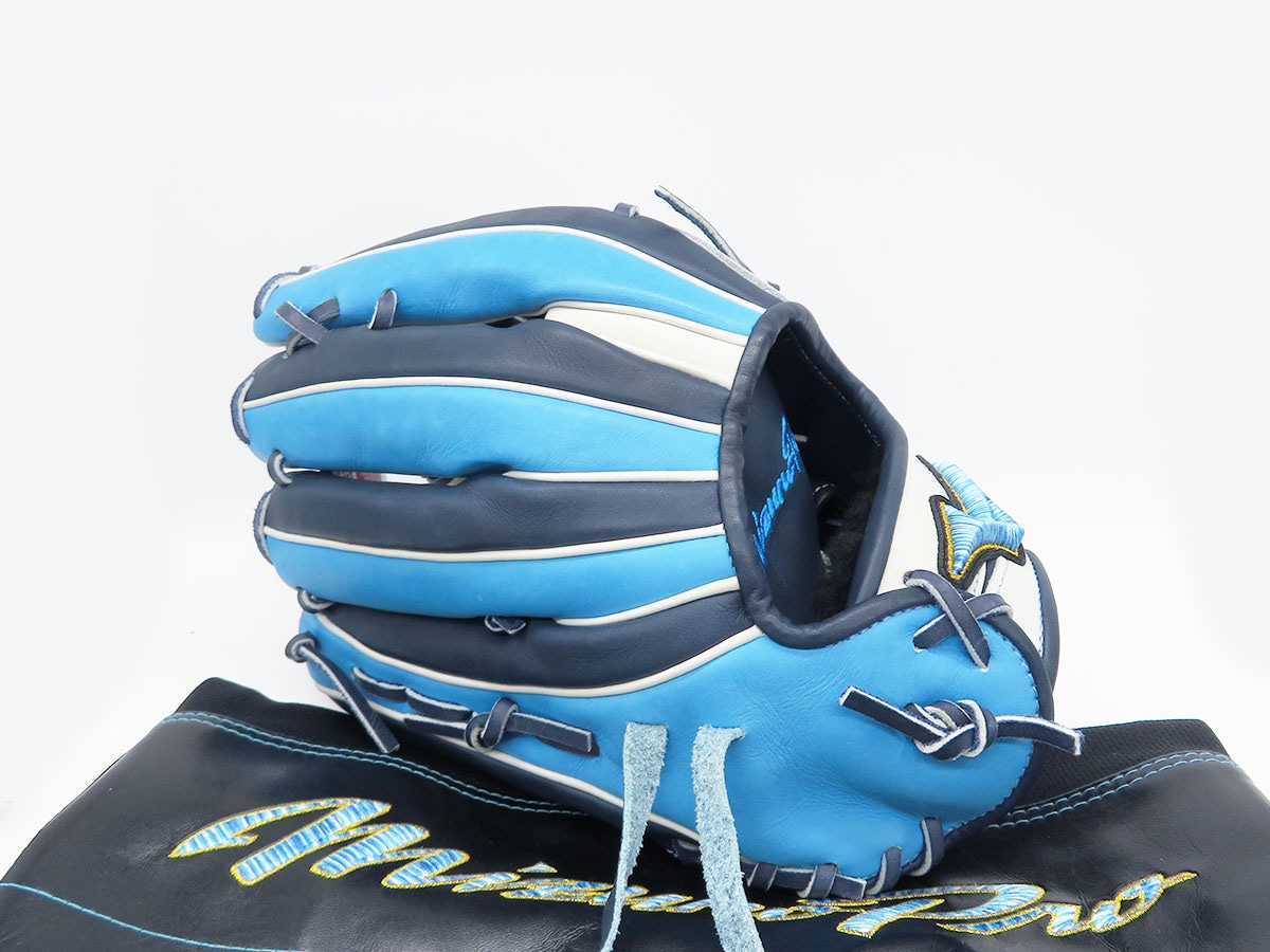 硬式用 日本製 波賀ジャパン ミズノプロ ダイバーシティブルー 内野手