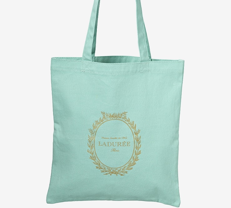 トートバッグ・ラデュレ ブルー ｜ラデュレ｜マカロン発祥のメゾン