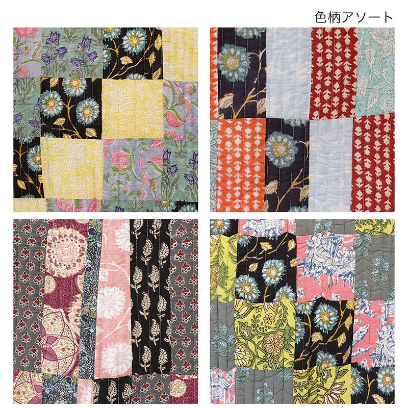 shanti / リバーシブルジャケット パッチワークキルト｜テソロ(tesoro