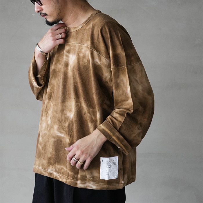 30%OFF】(innat08-c02) /INNAT(インアット) /WOOL TIE-DYE FOOTBALL